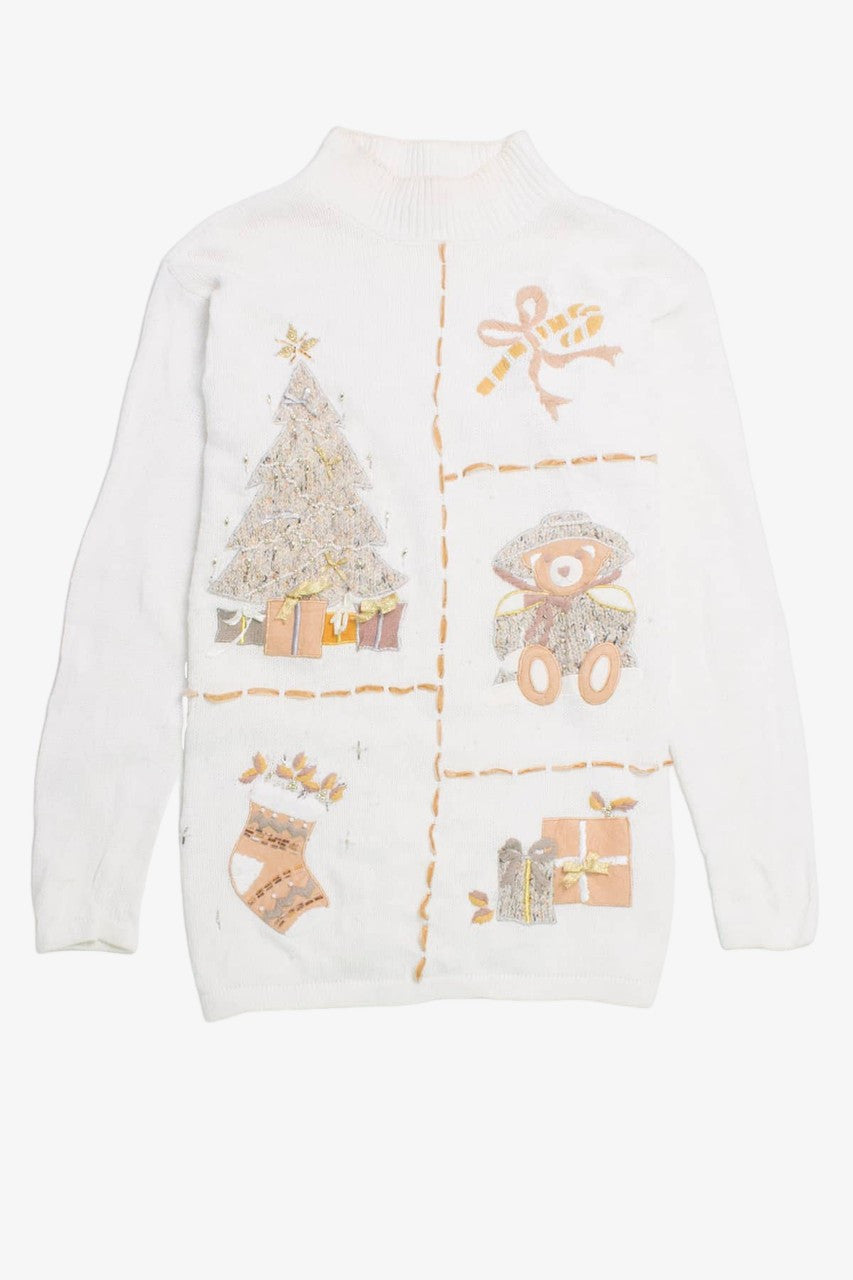 White Ugly Christmas Turtleneck 58609