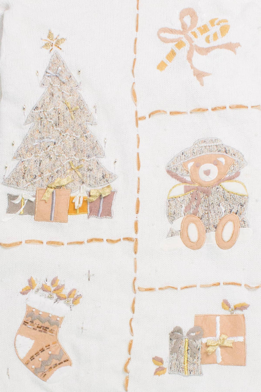White Ugly Christmas Turtleneck 58609