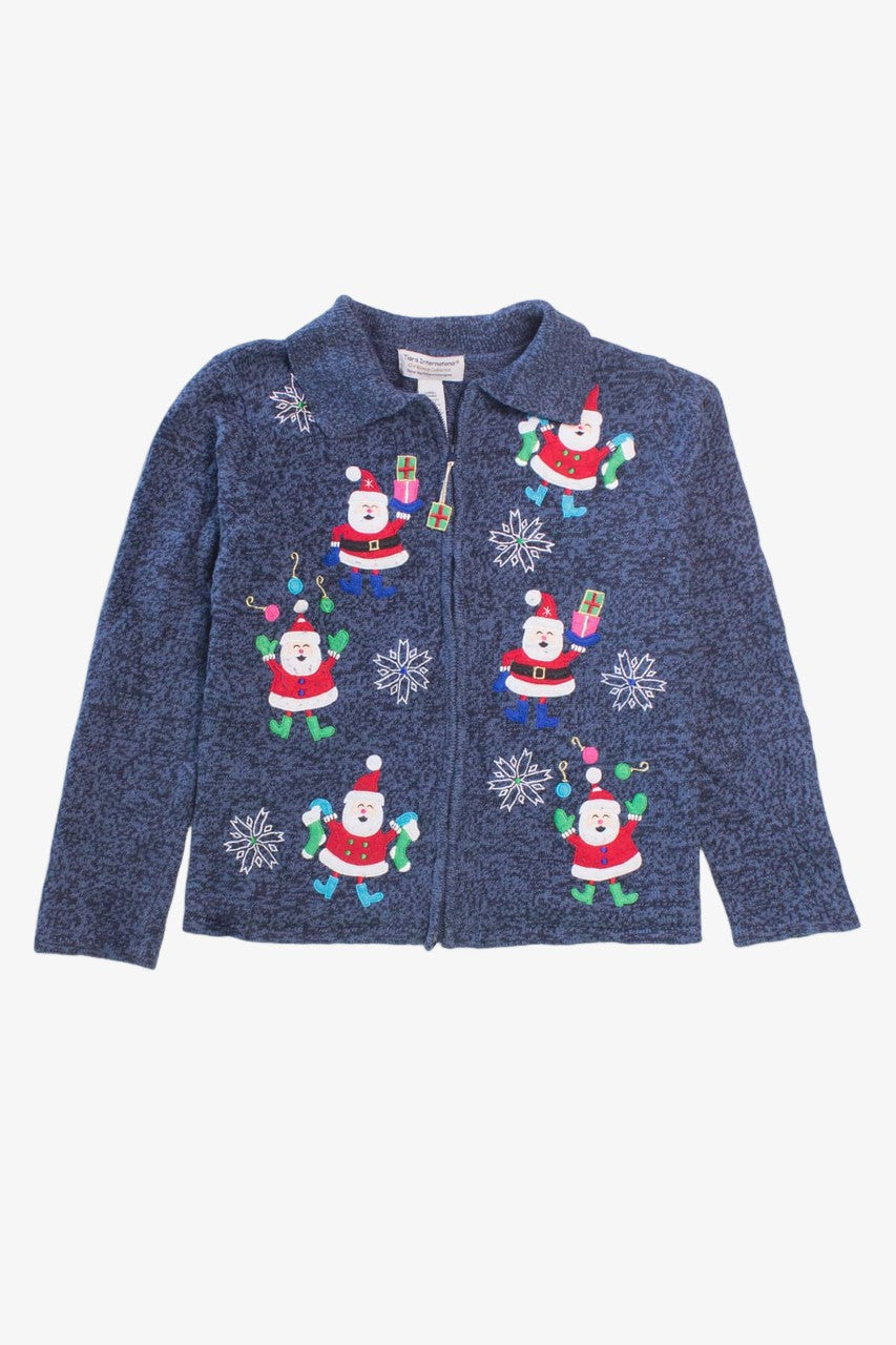 Blue Ugly Christmas Cardigan 58630