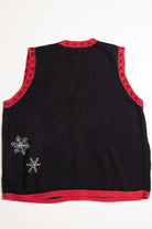 Black Ugly Christmas Vest 59021
