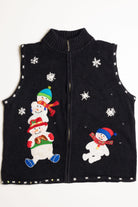 Black Ugly Christmas Vest 59022
