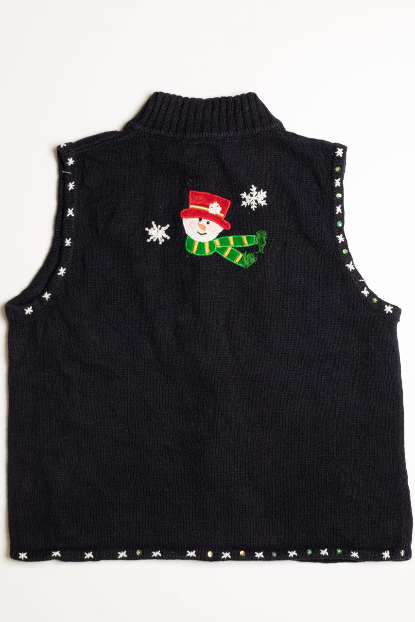 Black Ugly Christmas Vest 59022