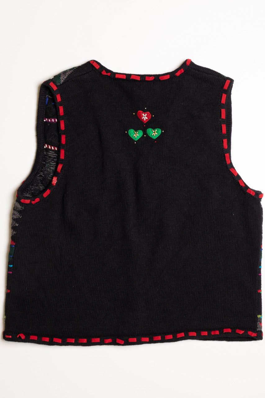 Black Ugly Christmas Vest 59024