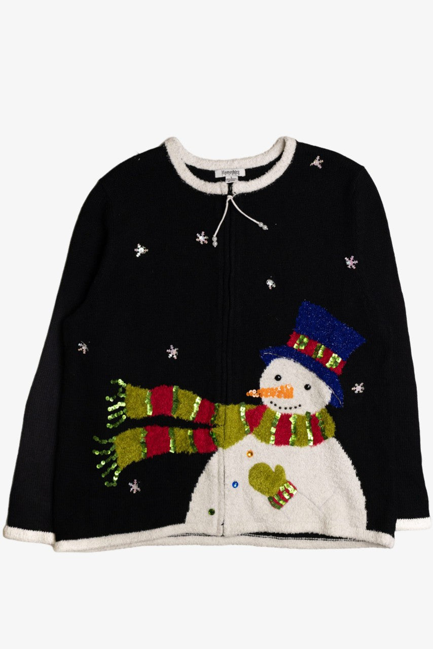 Black Ugly Christmas Cardigan 59046