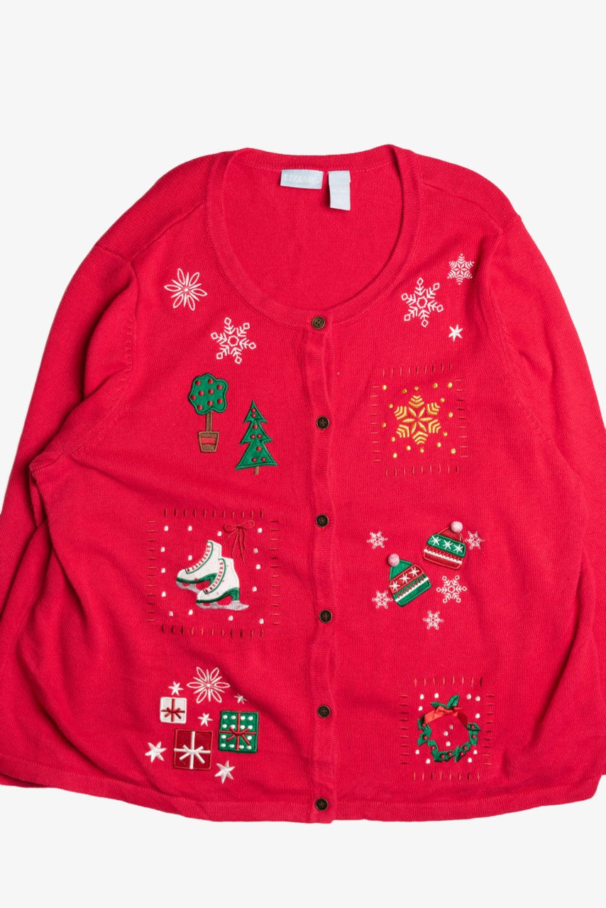 Red Ugly Christmas Cardigan 59047