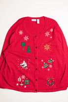 Red Ugly Christmas Cardigan 59047