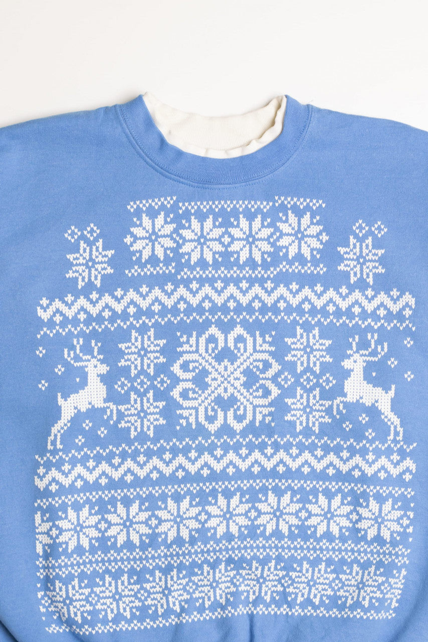 Blue Ugly Christmas Sweatshirt 59081