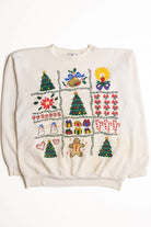 White Ugly Christmas Sweatshirt 59091