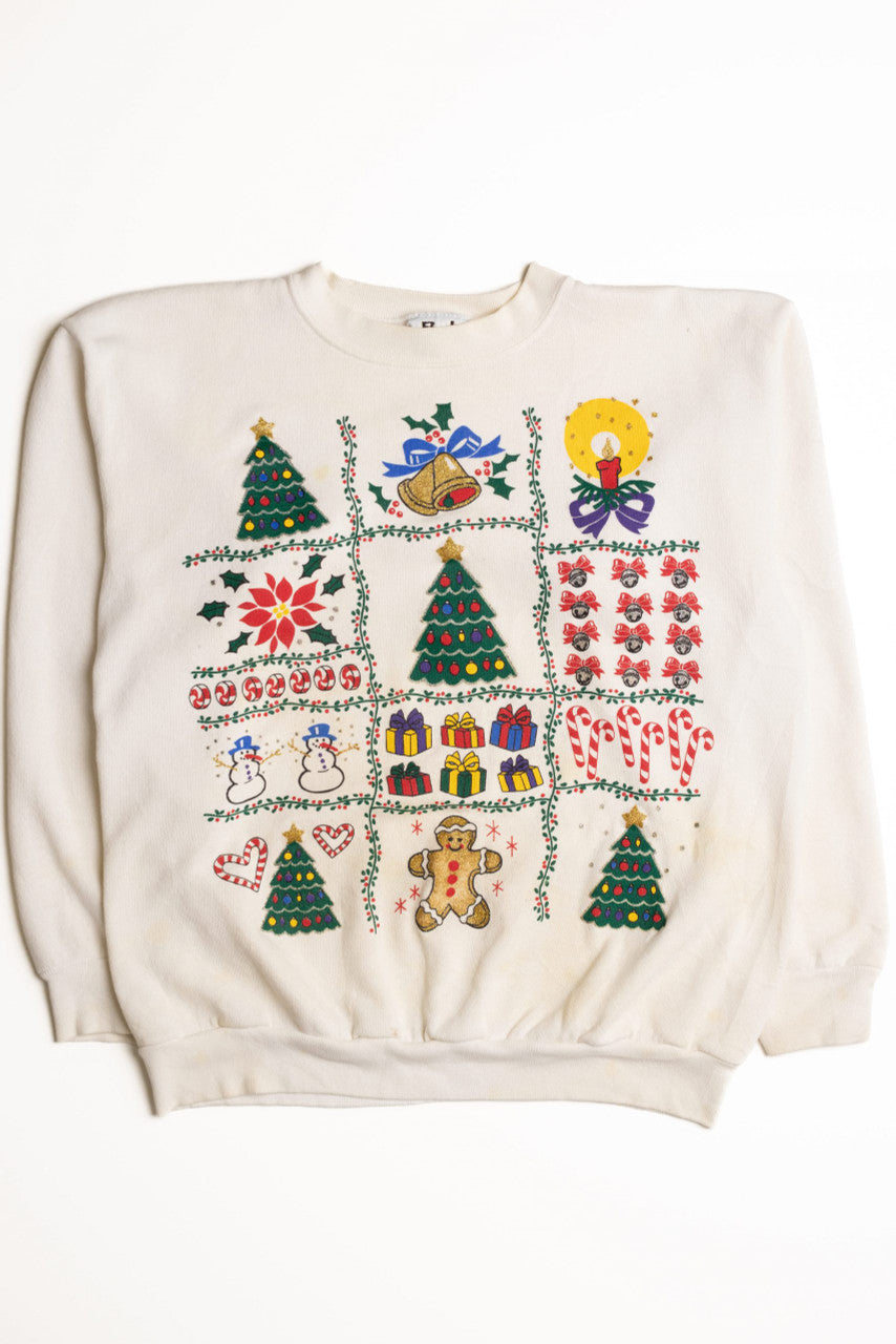 White Ugly Christmas Sweatshirt 59091