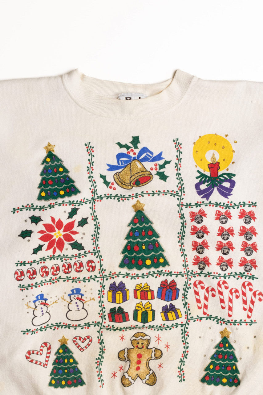 White Ugly Christmas Sweatshirt 59091
