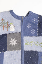 Blue Ugly Christmas Cardigan 59118