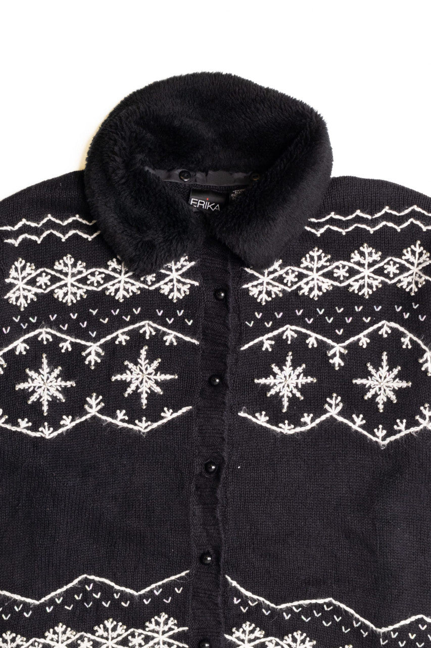 Black Ugly Christmas Cardigan 59136