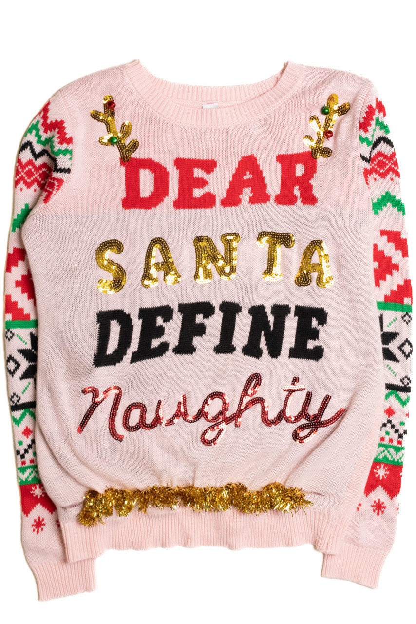 Ugly Pink Christmas Pullover 59156