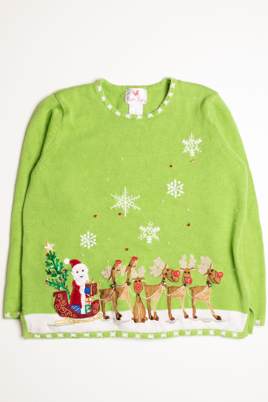 Green Ugly Christmas Pullover 59162