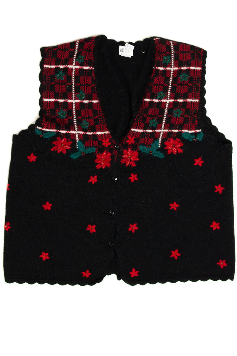 Black Ugly Christmas Vest 59178