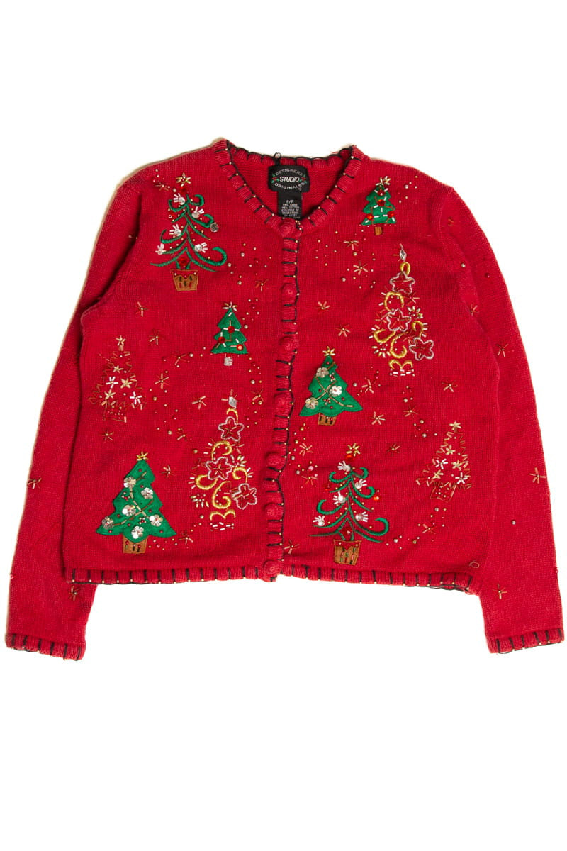 Red Ugly Christmas Cardigan 59185