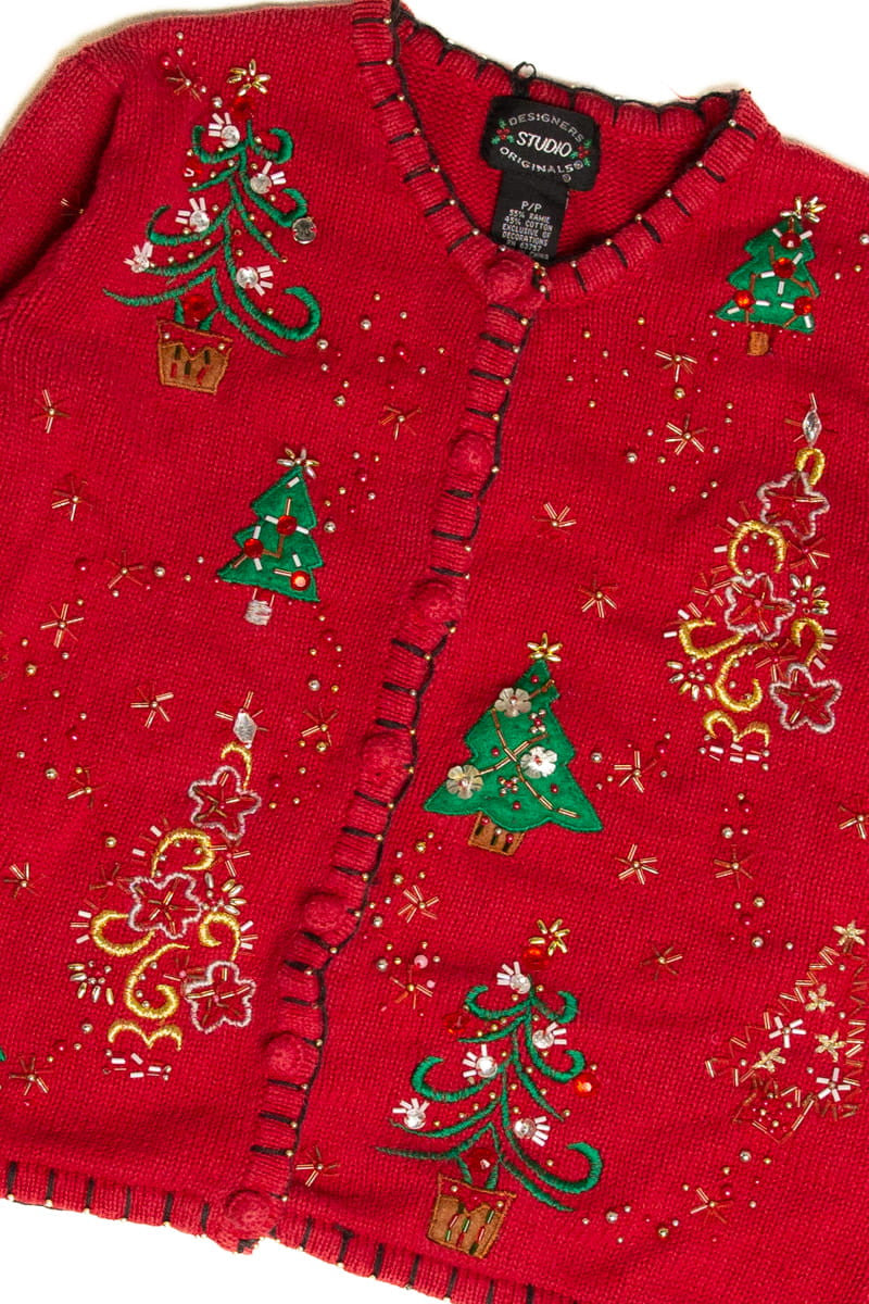 Red Ugly Christmas Cardigan 59185