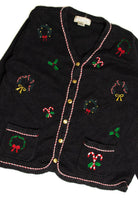 Black Ugly Christmas Cardigan 59190