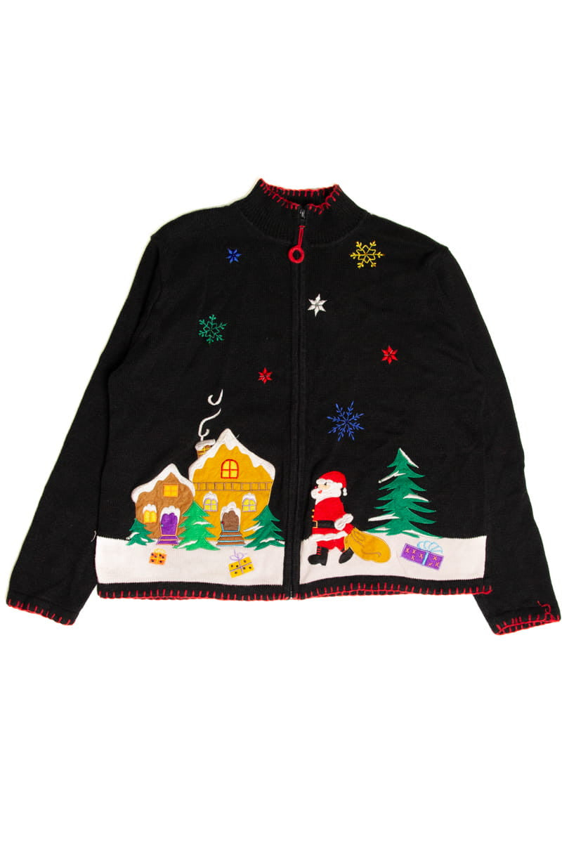 Black Ugly Christmas Cardigan 59191