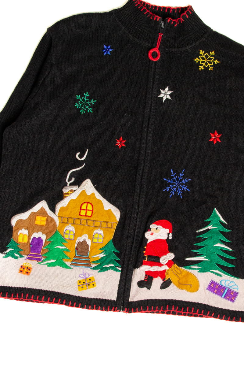Black Ugly Christmas Cardigan 59191