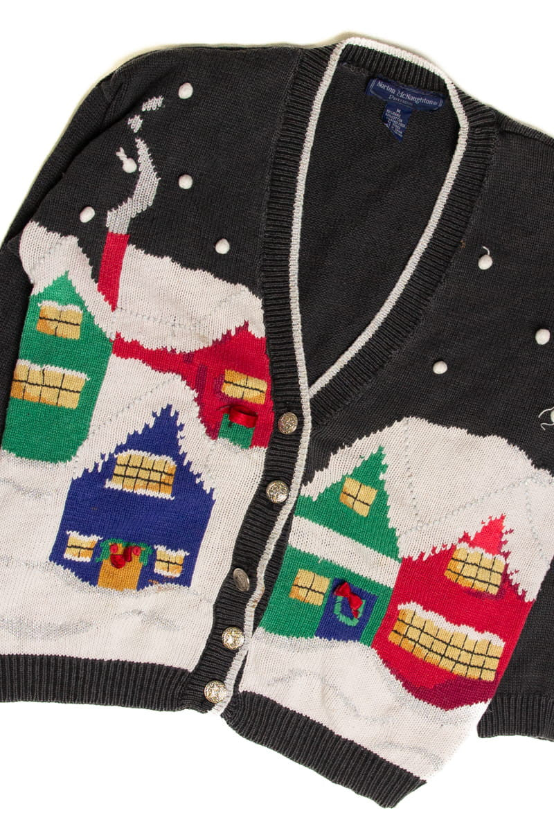 Black Ugly Christmas Cardigan 59195