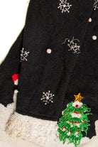 Black Ugly Christmas Cardigan 59213