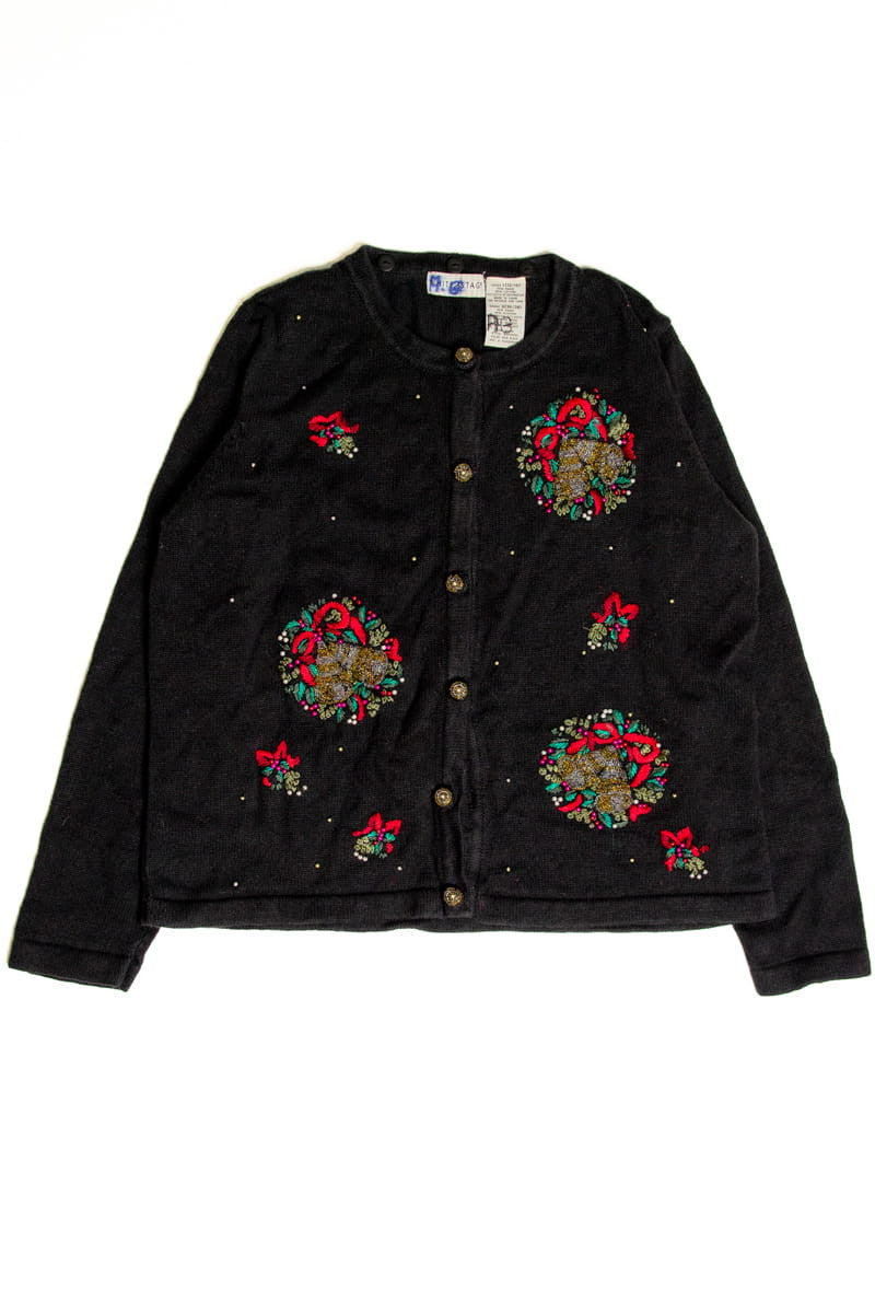 Black Ugly Christmas Cardigan 59214