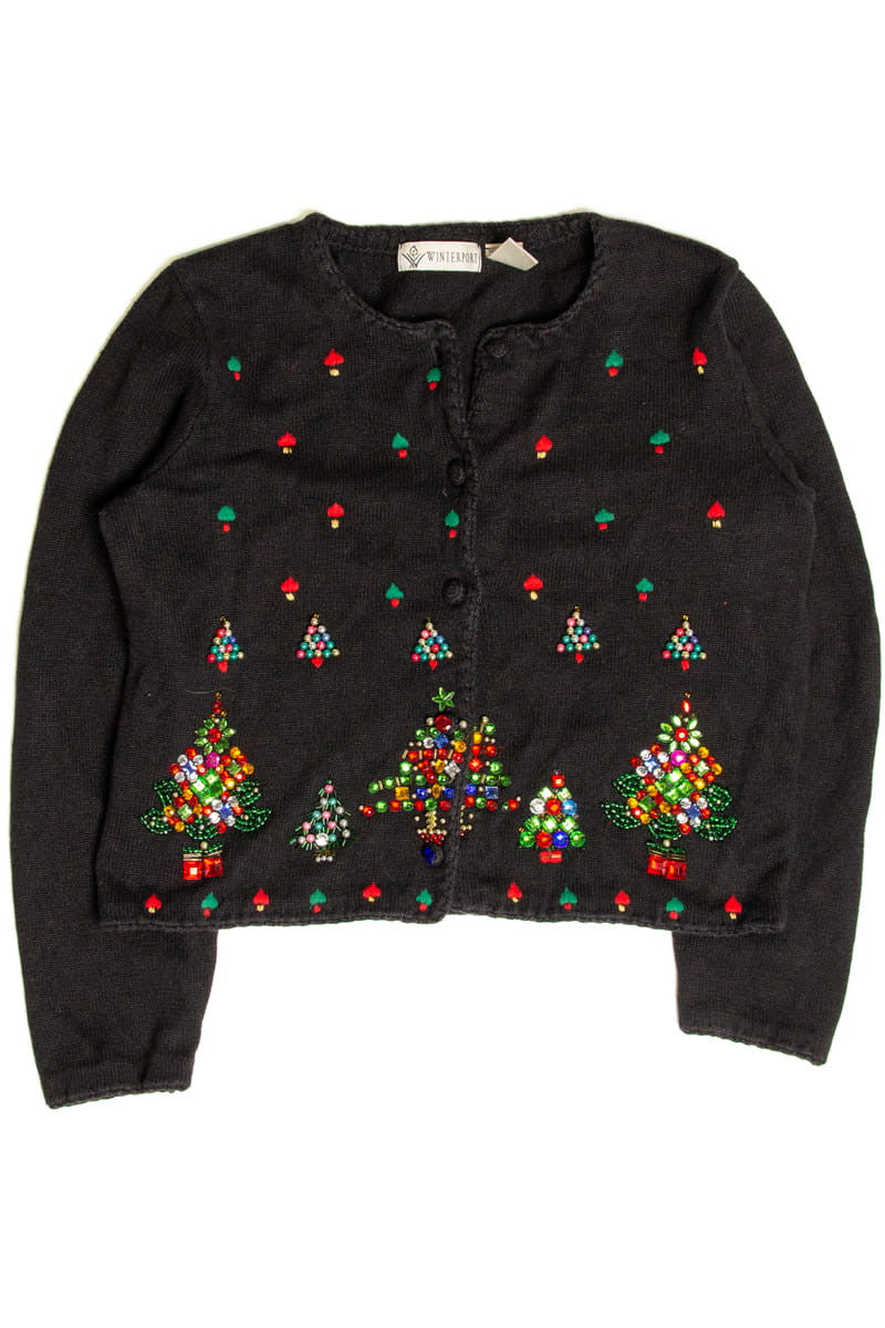 Black Ugly Christmas Cardigan 59217