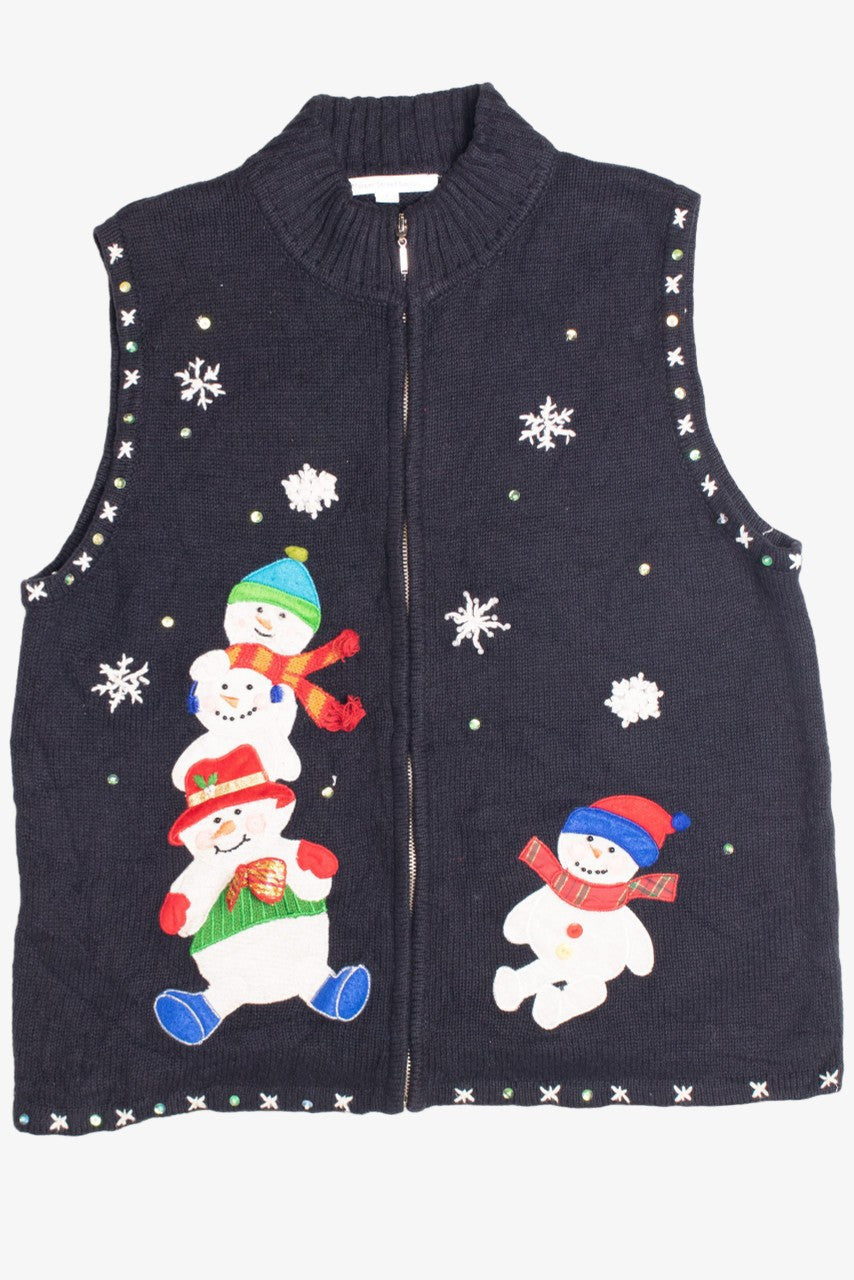 Black Ugly Christmas Vest 59225