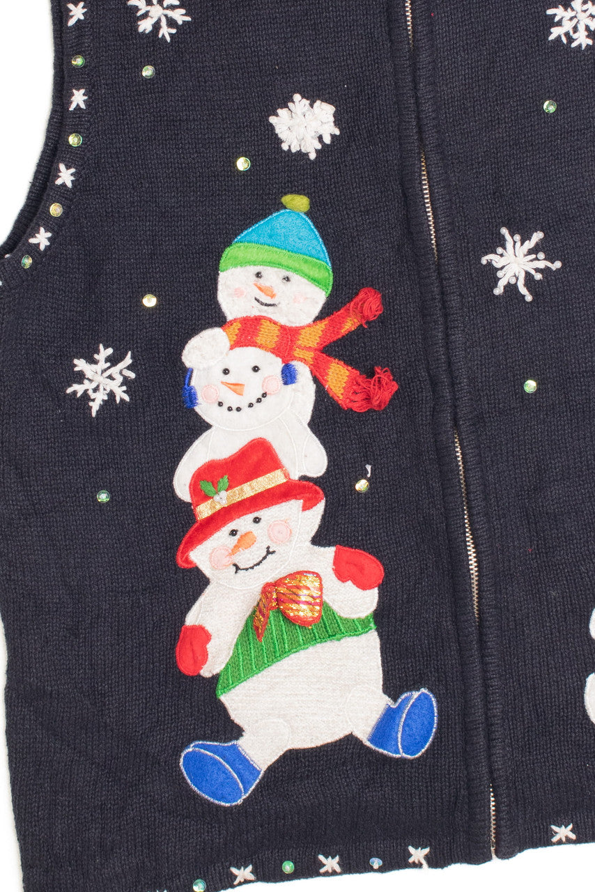 Black Ugly Christmas Vest 59225