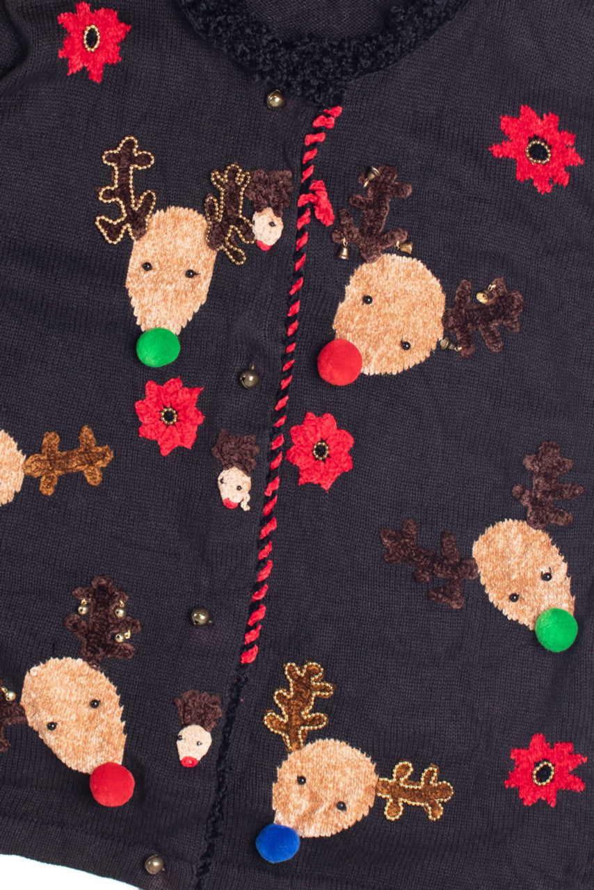 Black Ugly Christmas Cardigan 59231