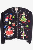 Black Ugly Christmas Cardigan 59239