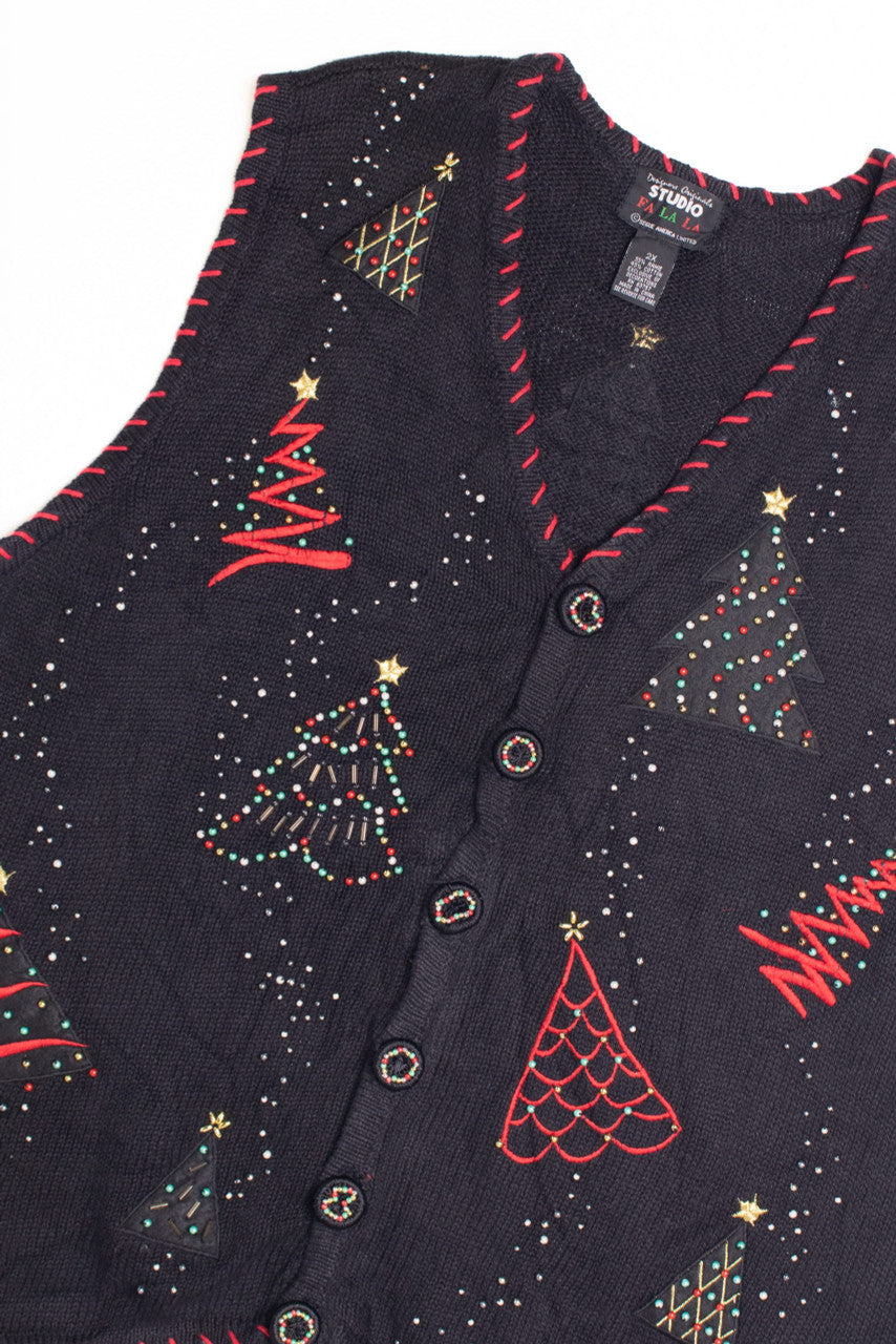 Black Ugly Christmas Vest 59240
