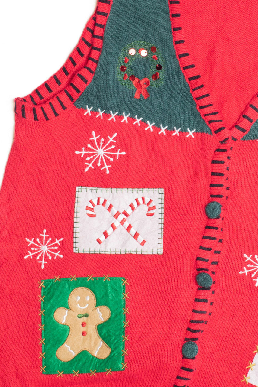 Red Ugly Christmas Vest 59241
