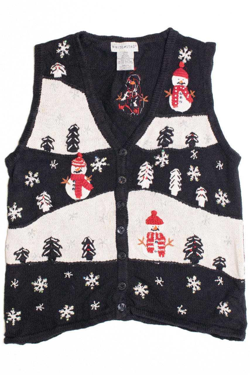 Black Ugly Christmas Vest 59242