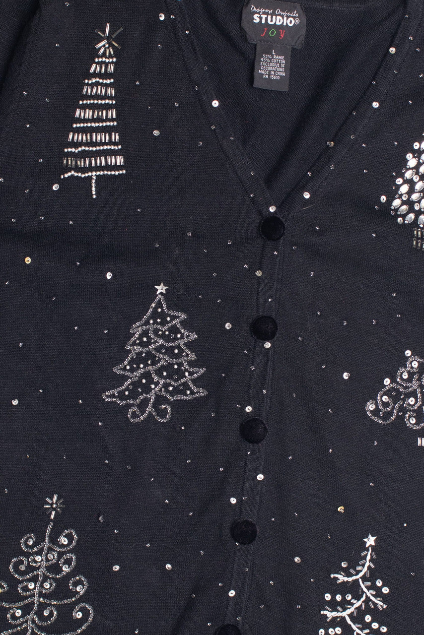 Black Ugly Christmas Cardigan 59251