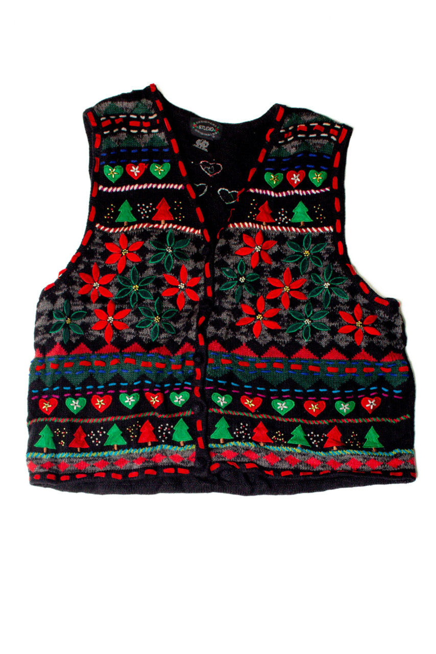 Black Ugly Christmas Vest 59262
