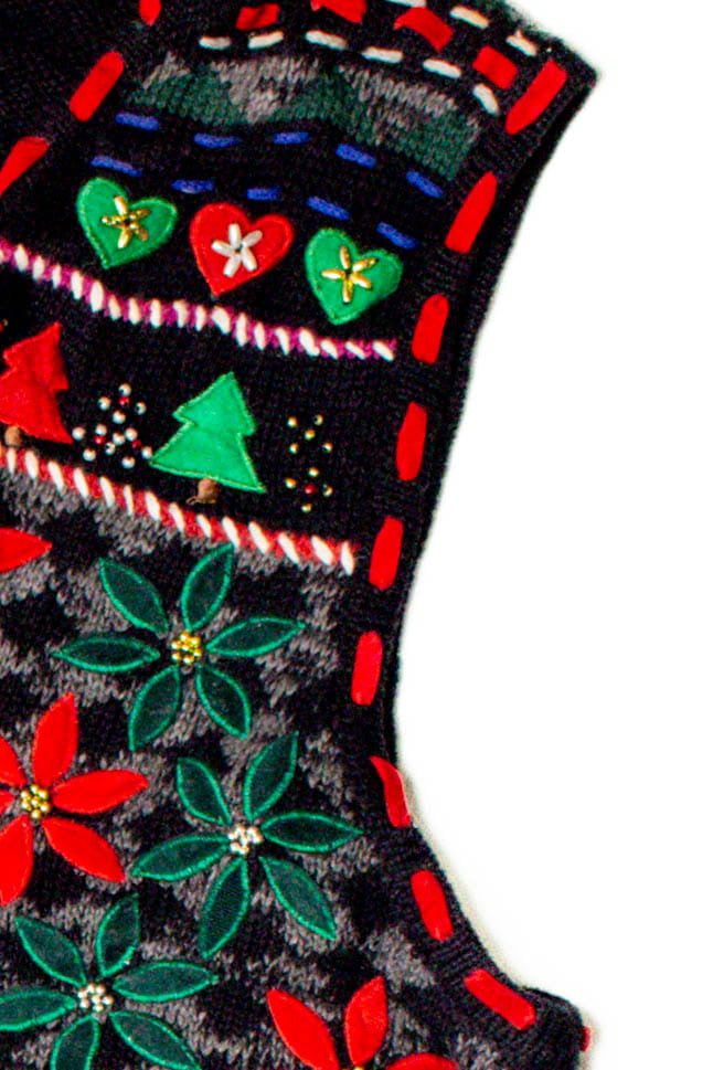 Black Ugly Christmas Vest 59262