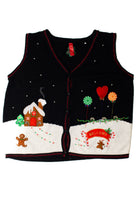 Black Ugly Christmas Vest 59266