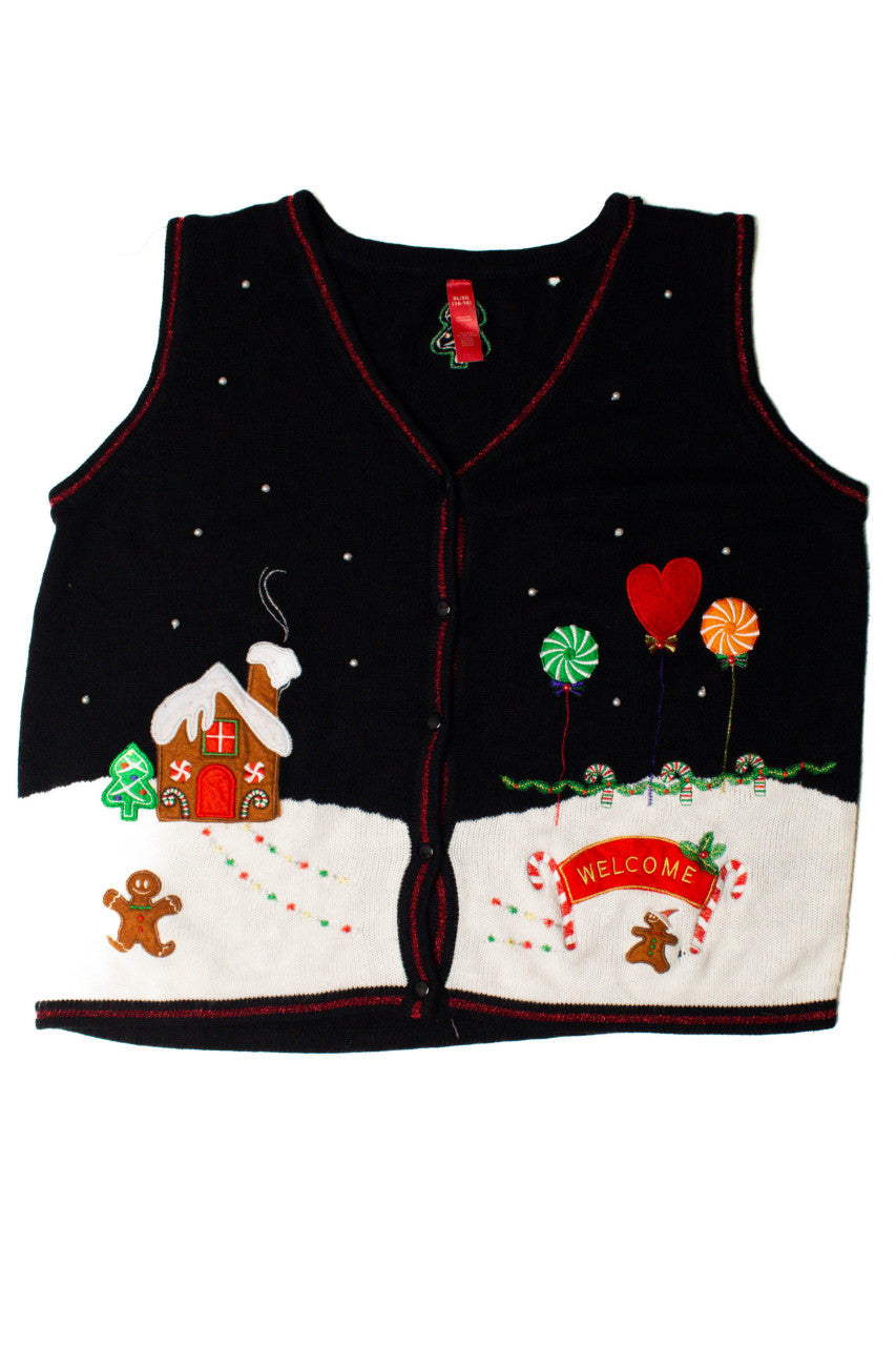 Black Ugly Christmas Vest 59266
