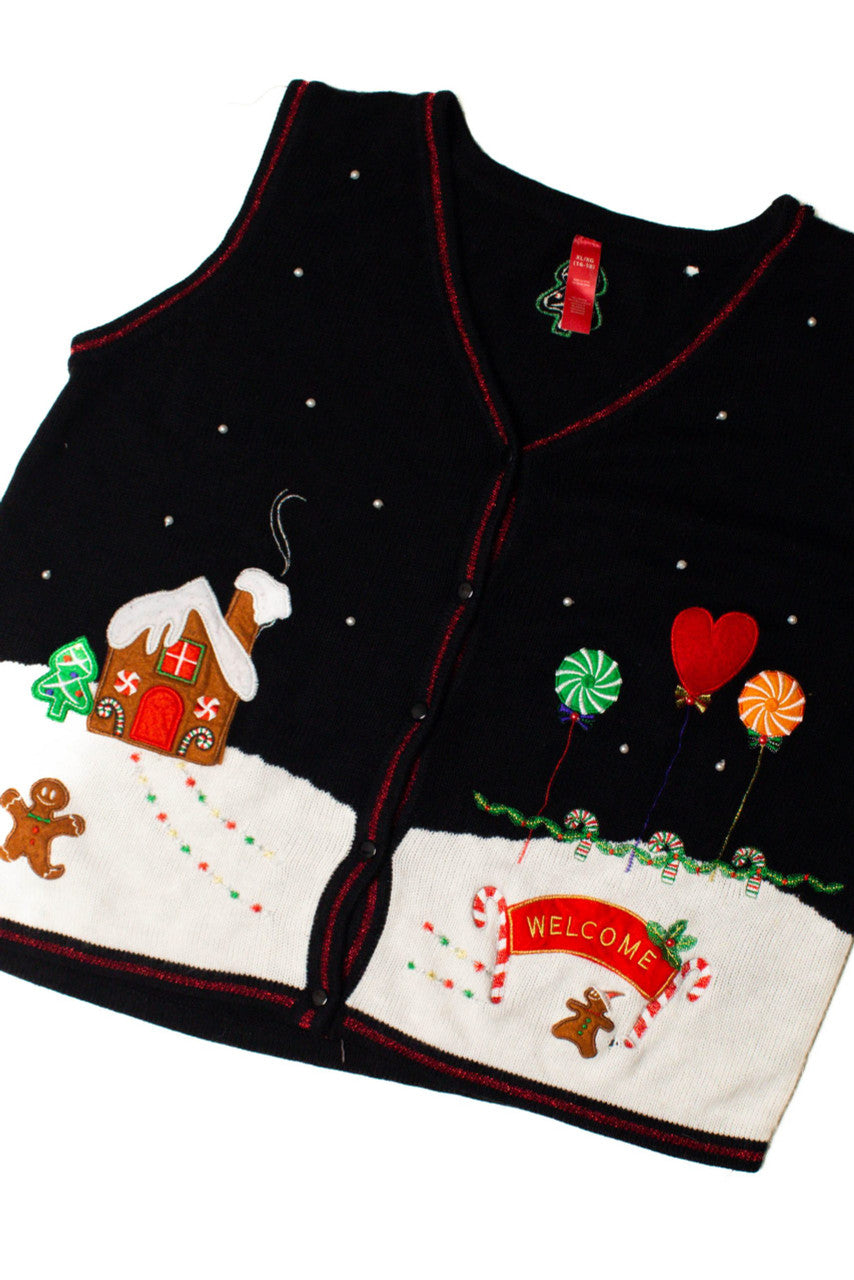 Black Ugly Christmas Vest 59266