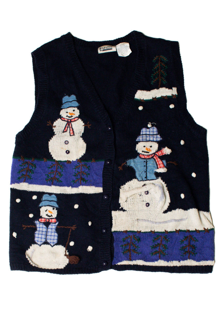 Black Ugly Christmas Vest 59267