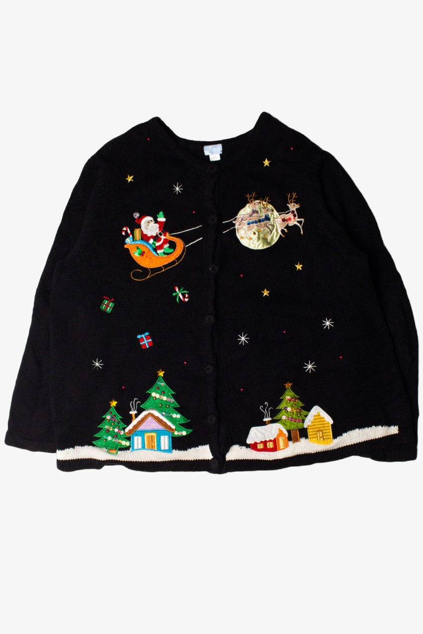 Black Ugly Christmas Cardigan 59274
