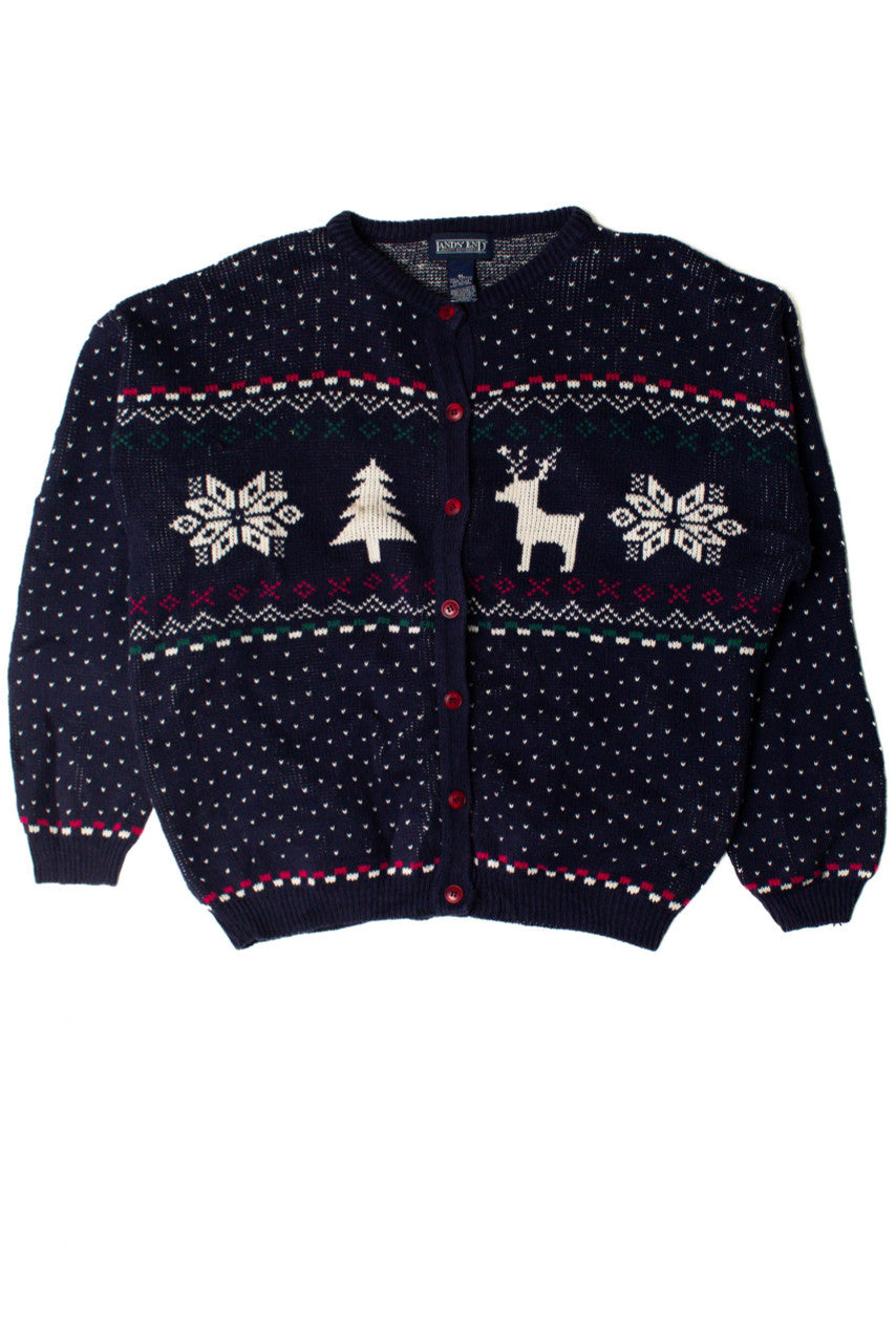 Blue Ugly Christmas Cardigan 59283