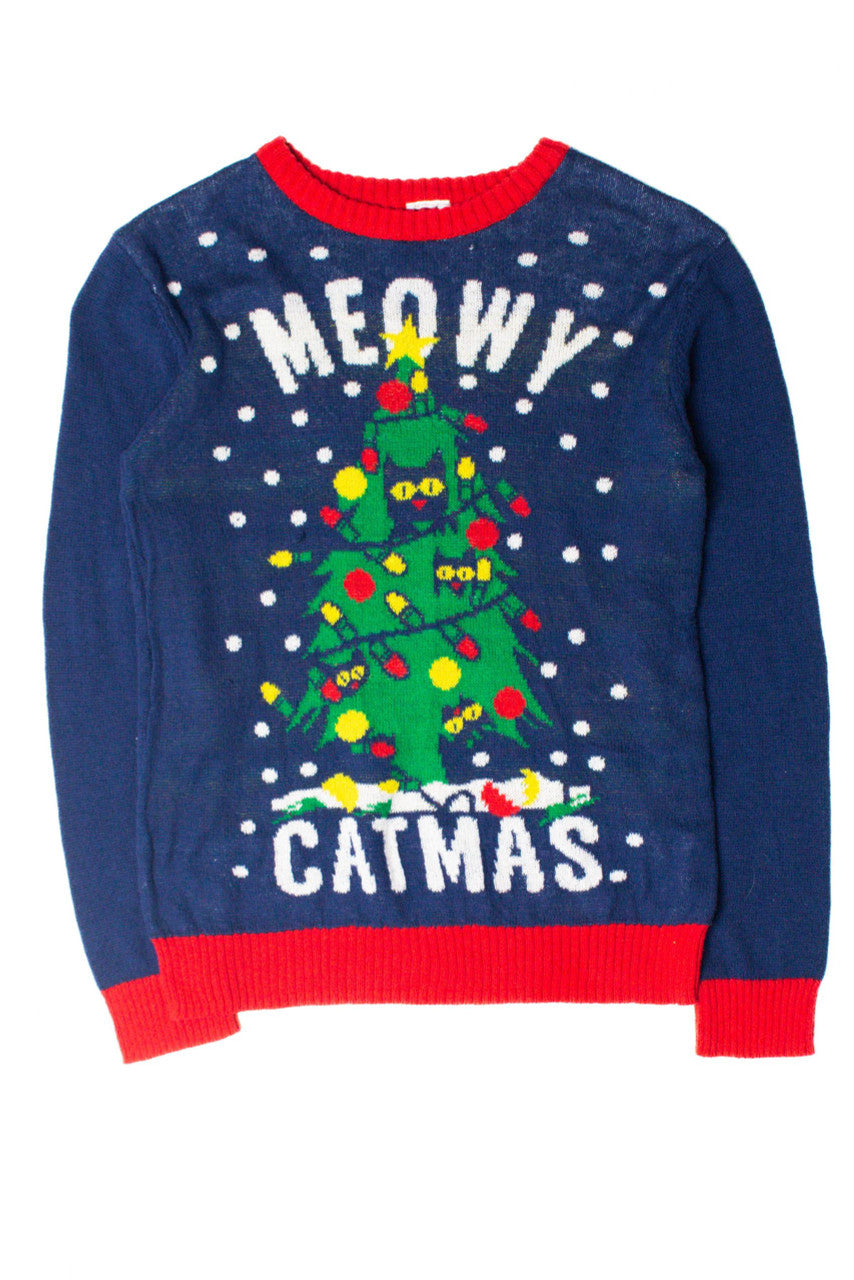 Meowy Catmas Ugly Christmas Pullover 59284