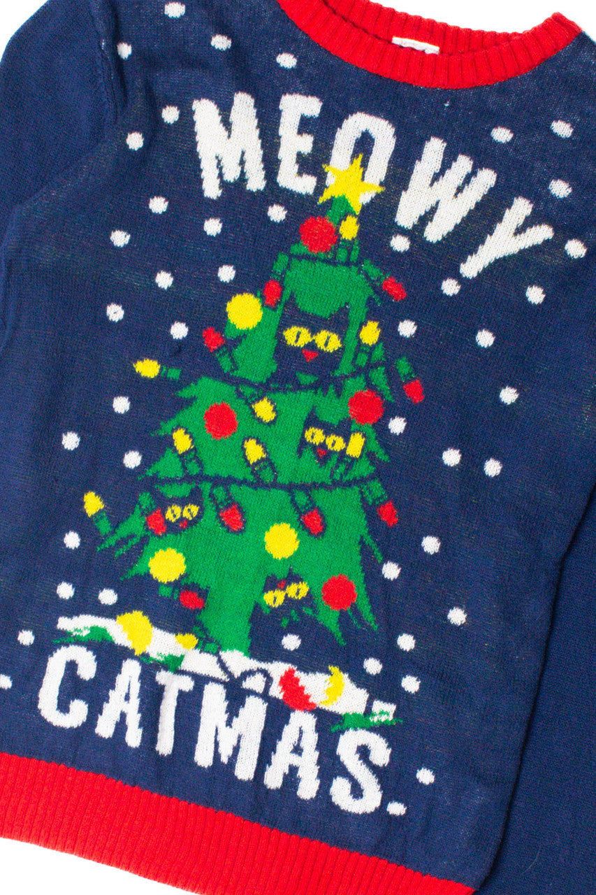 Meowy Catmas Ugly Christmas Pullover 59284
