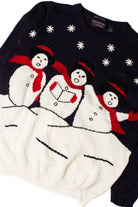 Singing Snowmen Ugly Christmas Pullover 59288