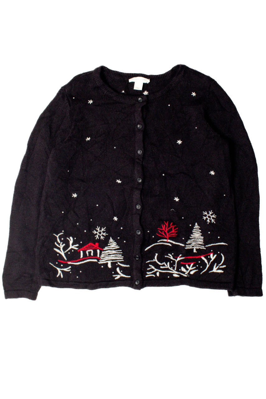 Winter Scene Ugly Christmas Cardigan 59305