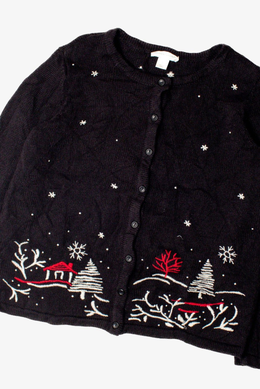 Winter Scene Ugly Christmas Cardigan 59305