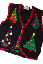 Black Tree Ugly Christmas Vest 59311